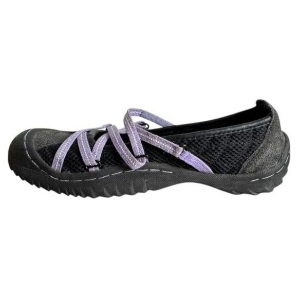 J-41 Jeep Adventure On Black Mesh Walking Shoes Comfort Slip On Women's Size 7M - Picture 10 of 11